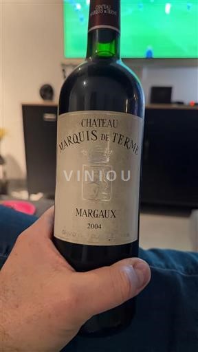 Bordeaux Margaux Grand Cru Château Marquis de Terme 2004