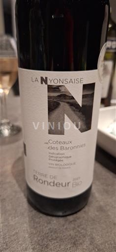 Alpes và các vùng Rhodanien Coteaux des Baronnies La Nyonsaise Terre de Rondeur Bio 2022