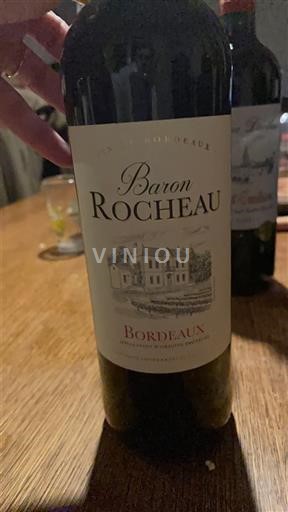 Vin Rouge sec Baron Rocheau Non millésimé France Bordeaux AOC
