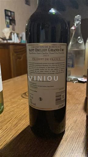 Bordeaux Saint-Émilion Grand Cru Grand Cru Lussac Saint-Émilion 2021