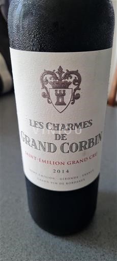 Bordeaux Saint-Émilion Grand Cru Château Grand Corbin Les Charmes 2014