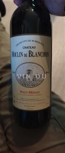 Bordeaux Haut-Médoc Château Moulin de Blanchon 2015