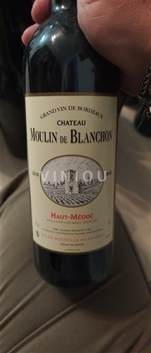 Bordeaux Haut-Médoc Château Moulin de Blanchon 2010