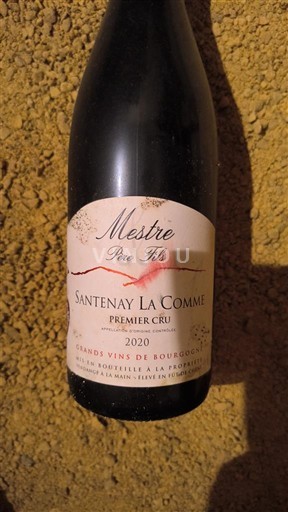 Borgoña Santenay Premier Cru Mestre Père & Fils Santenay Clos-Faubard 2020