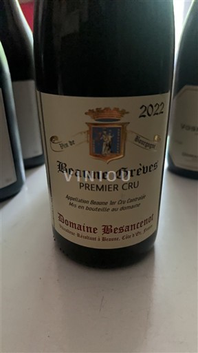 Borgogna Beaune Premier Cru Domaine Besancenot Beaune Grèves 2022