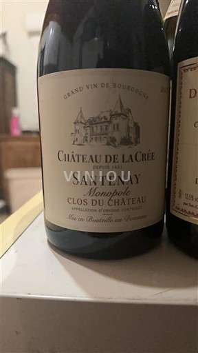 Bourgondië Santenay Château La Crée Monopole Clos du Château 2015