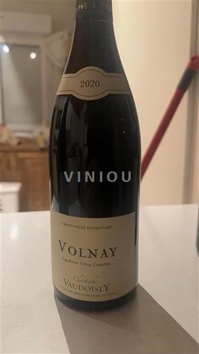 Burgundy Volnay Domaine Vaudoisey 2020