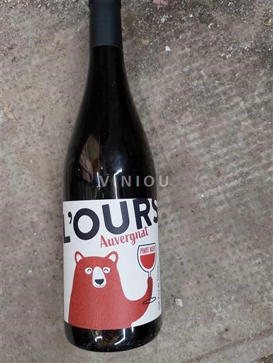 Thung lũng sông Loire Puy-de-Dôme L'Ours Auvergnat Pinot Noir Không niên vụ