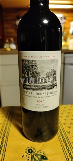 Bordeaux Pauillac Grand Cru Château Duhart-Milon 2015