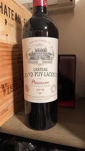 Bordeaux Pauillac Grand Cru Château Grand-Puy-Lacoste 2018
