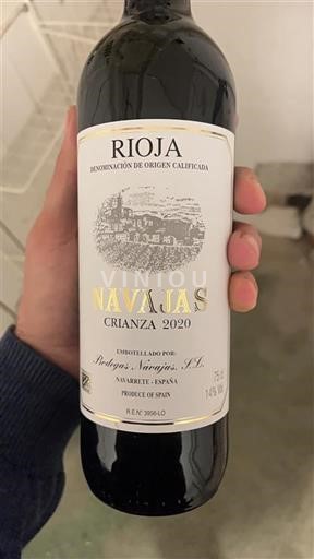 La Rioja Rioja Bodegas Navajas Crianza 2020