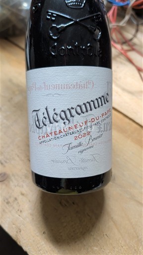 Thung lũng Rhône Châteauneuf-du-pape Domaine Vieux Télégraphe Télégramme 2022