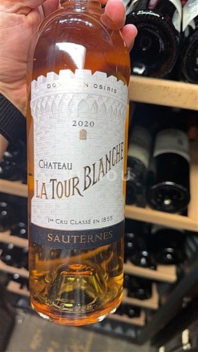 Bordeaux Sauternes 1er Cru Classé Château La Tour Blanche 2020
