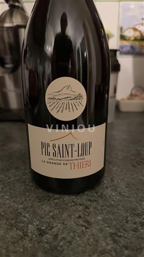 Vin Rouge sec La Grange de Thieri 2023 France Languedoc Pic-saint-loup AOC