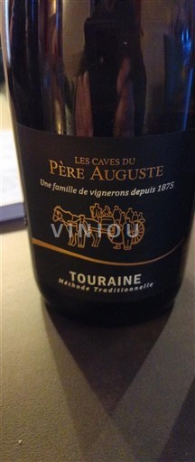 Loiredalen Touraine Les Caves du Père Auguste Icke årgångsbetecknad