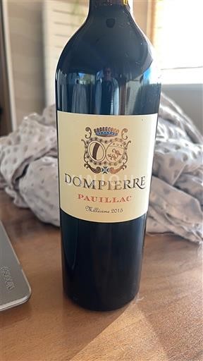 Bordeaux Pauillac Dompierre 2018