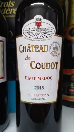 Bordeaux Haut-Médoc Château de Coudot 2018