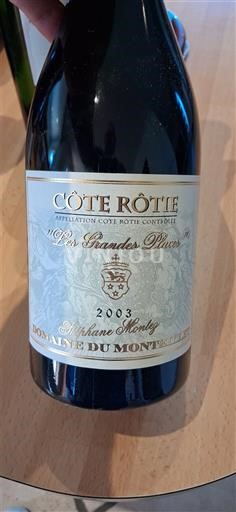 Thung lũng Rhône Côte-rôtie Domaine Monteillet Les Grandes Places 2003