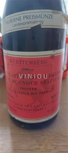 Württemberg Không được chỉ định Stuttgarter Weingärtnergenossenschaft 1990