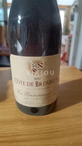 Beaujolais Côte de Brouilly Château Thivin La Baronne 2017