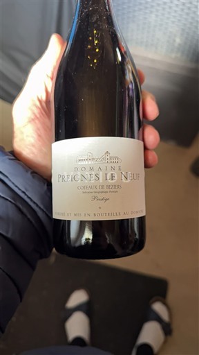 Languedoc và Roussillon Coteaux de Béziers Domaine Preignes Le Neuf Prestige 2024