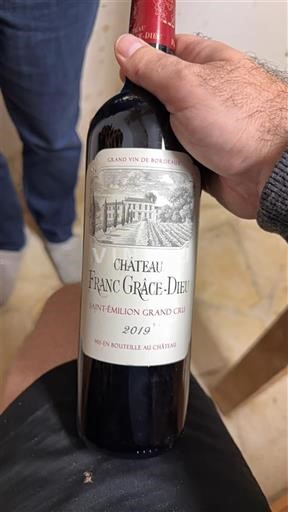 Bordeaux Saint-Émilion Grand Cru Grand Cru Château Franc Grâce-Dieu 2019