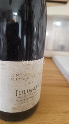Beaujolais Juliénas Antoine de Rizerolles 2018