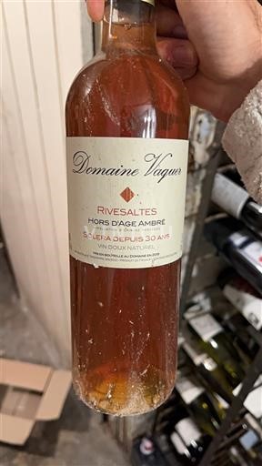 Roussillon Rivesaltes Domaine Vaquer Hors d'Âge Ambré Không niên vụ