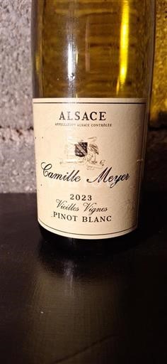 Elzas Pinot blanc Camille Meyer Vieilles Vignes 2023