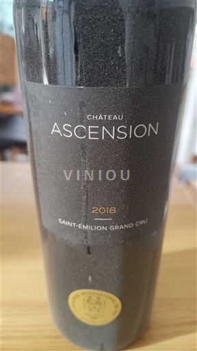 Bordeaux Saint-Émilion Grand Cru Grand Cru Château Ascension 2018