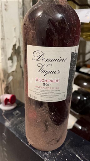 Roussillon Rivesaltes Domaine Vaquer Escapade 2017