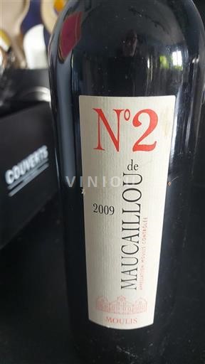 Bordeaux Moulis-en-Médoc Château Maucaillou N°2 de Maucaillou 2009