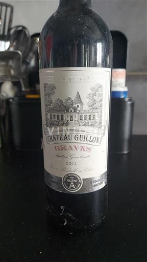 Bordeaux Graves Château Guillon 2012