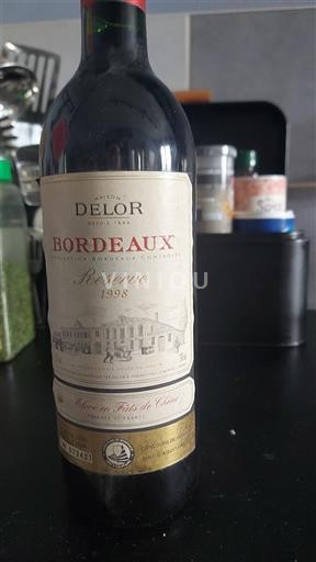 Bordeaux Delor Réserve 1998