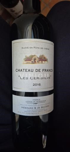 Bordeaux Côtes-de-Bordeaux Château Francs Les Cerisiers 2016