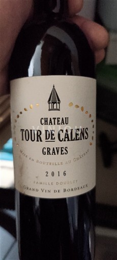 Bordeaux Graves Château Tour de Calens 2016