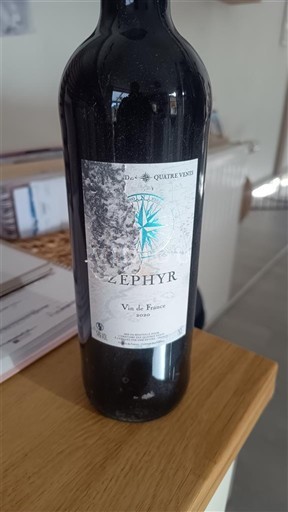 Vin Rouge sec Zéphyr Domaine Quatre Vents 2020 France Sud-Ouest IGP