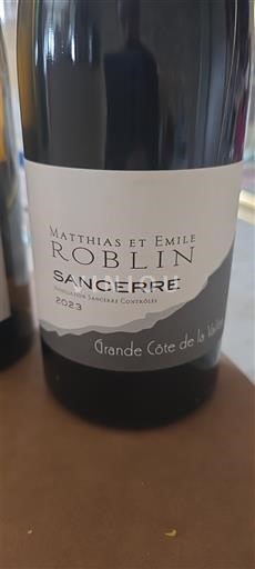 Thung lũng sông Loire Sancerre. Matthias et Emile Roblin Grande Côte de la Vallée 2023
