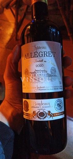 Bordeaux Château Allégret 2020