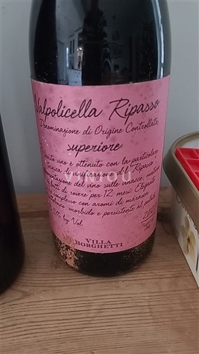 Veneto Valpolicella Ripasso Villa Borghetti Icke årgångsbetecknad