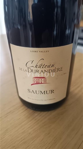 Vin Rouge sec Château La Durandière 2021 France Vallée de la Loire Saumur AOC