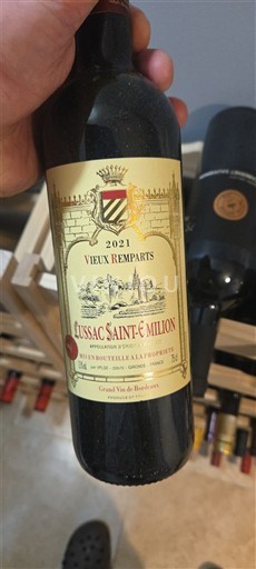 Bordeaux Lussac-saint-émilion Vieux Remparts 2021