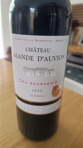 Bordeaux Médoc Château Lalande Auven 2022