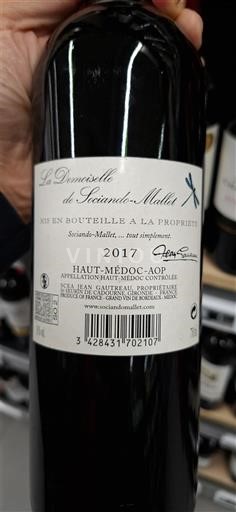 Bordeaux Haut-Médoc Sociando-Mallet La Demoiselle de Sociando-Mallet 2017