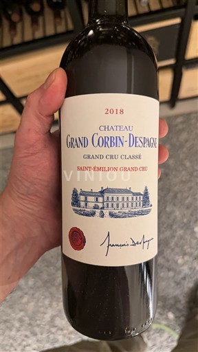 Bordeaux Saint-Émilion Grand Cru Grand Cru Classé Château Grand Corbin-Despagne 2018