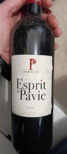 Bordeaux Esprit de Pavie 2014