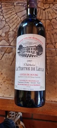 Bordeaux Côtes-de-bourg Château Le Tertre de Leyle 1997