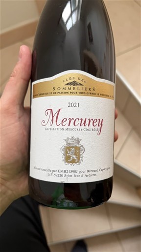 Borgonha Mercurey Club des Sommeliers 2021