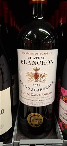 Bordeaux Lussac-Saint-Émilion Château Blanchon Grand Agasseau 2021