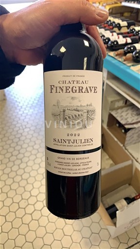 Bordeaux Saint-Julien Château Finegrave 2022